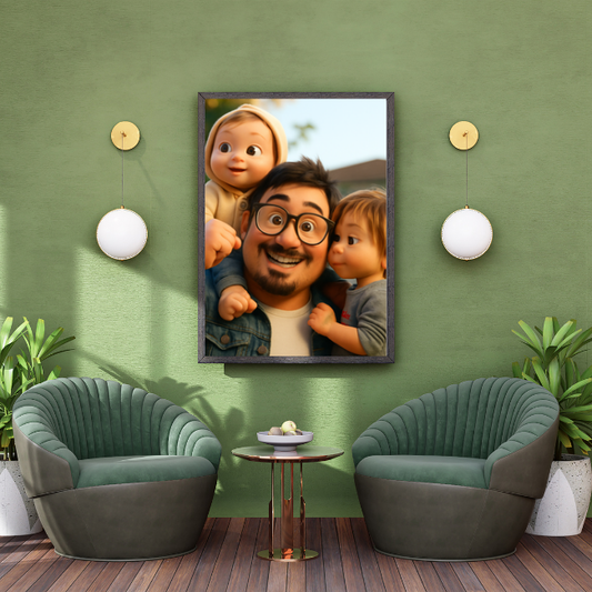 Digital Hand-Drawn Toon Portrait